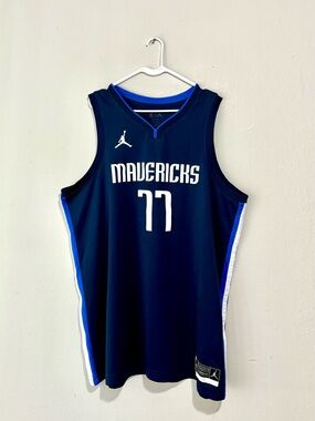 NBA DALLAS MAVERICKS #77 LUKA DONCIC SHIRT JERSEY NIKE JORDAN NBA SZ XXL